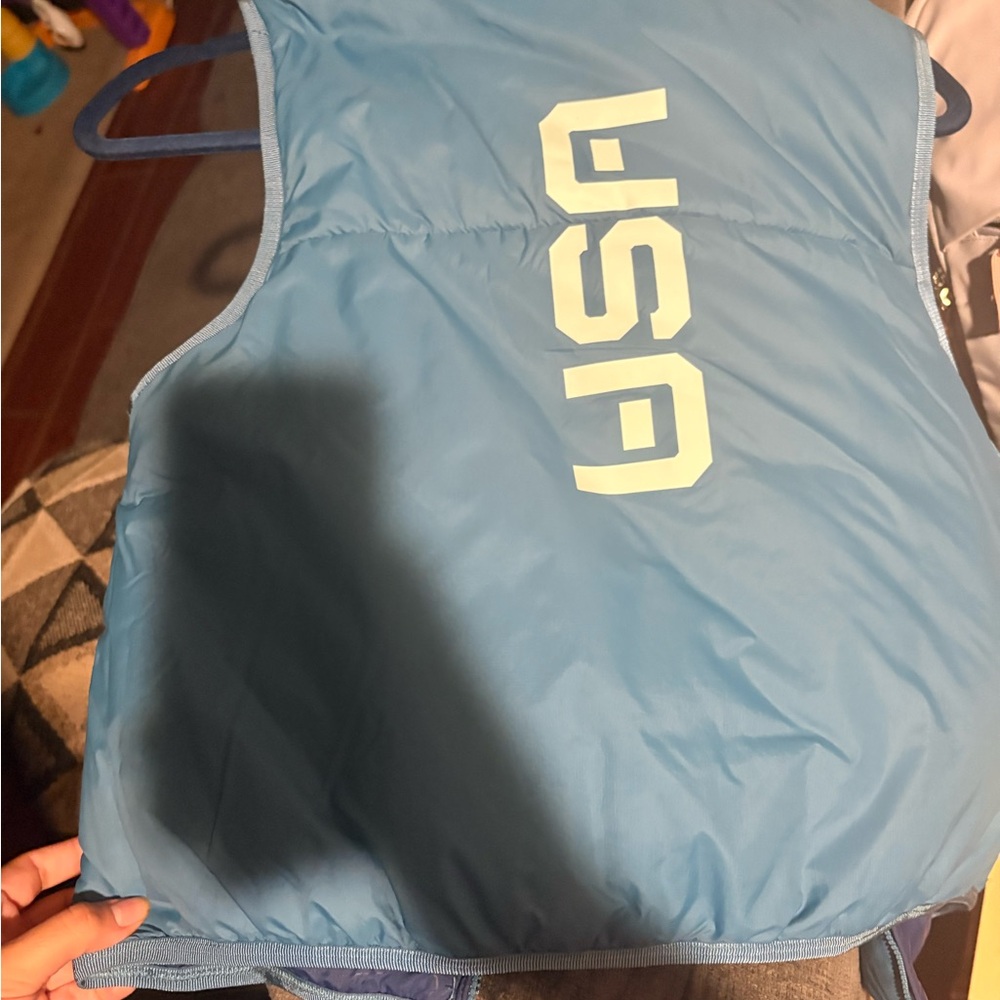 Nike Blue Vest with White Logo